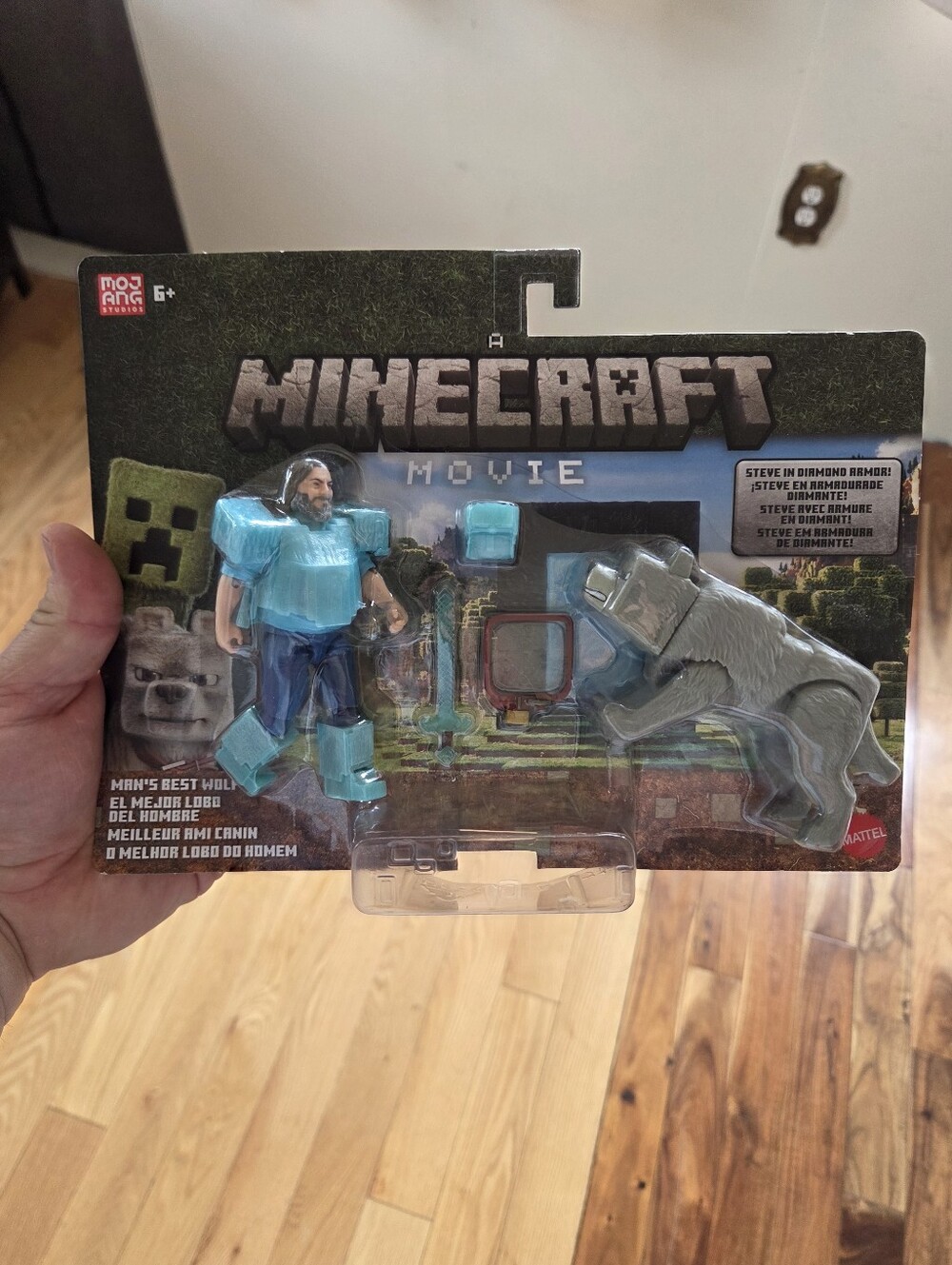 Minecraft Movie - Steve Character Action Figure.